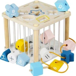 Sorter - Drewniana Sensoryczna Kostka Montessori