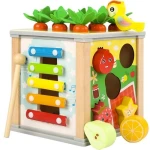 Drewniana Kostka Edukacyjna - Sorter Montessori