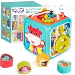Interaktywna Kostka Sensoryczna Edukacyjna Montessori Sorter 6w1