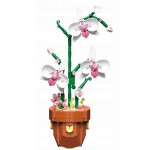 Zestaw klocków konstrukcyjnych – storczyk w doniczce 379 el.