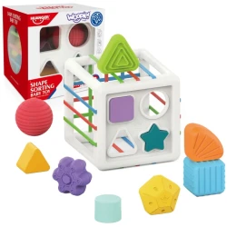 Elastyczna Kostka Sensoryczna Sorter dla Dzieci Kolorowe Kształty 11 el.